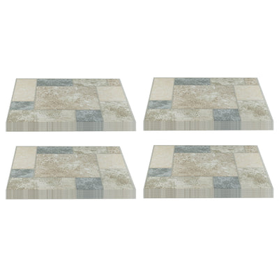 Achim Home Furnishings Nexus Peel & Stick Vinyl Floor Tile, Marble Blocks, 80Pk