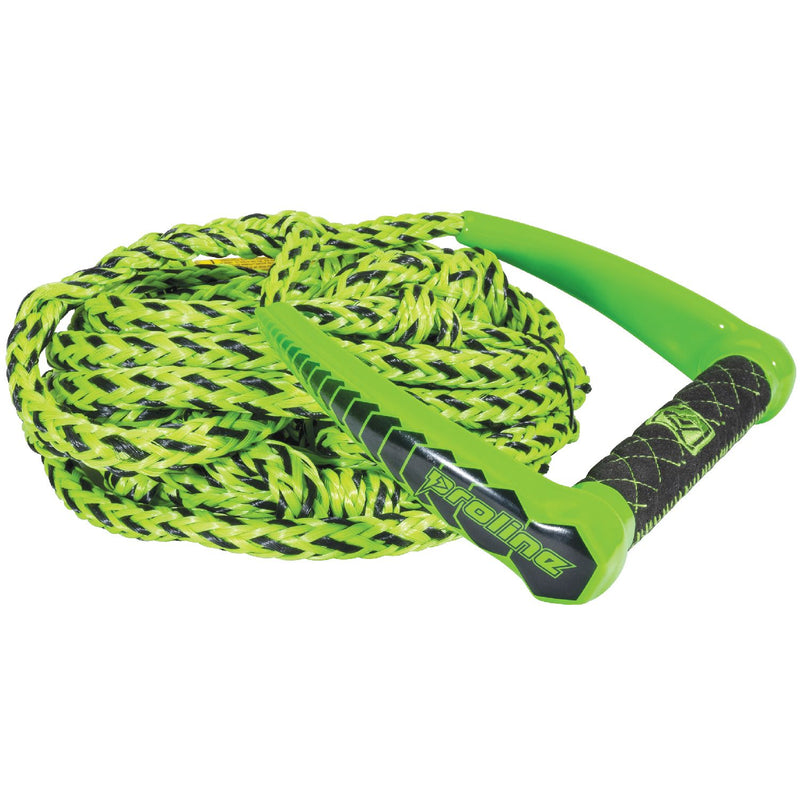 Connelly Proline Waterski 25 Foot Tractor Radius Handle w/ 5 Section Rope, Green