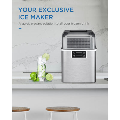 WANDOR 44 Pound 1 Gallon Self Cleaning Ice Maker with Ice Scoop (For Parts)