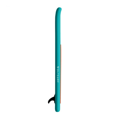 VoltSurf 10 Foot Class Act Inflatable Stand Up Paddle Board Kit, Turquoise Rail