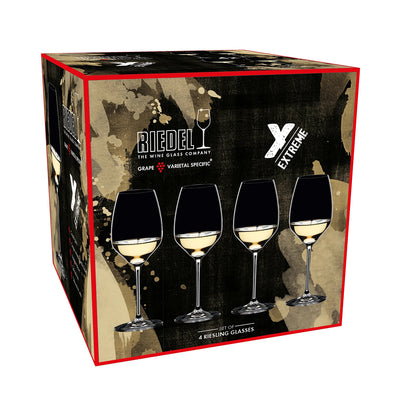Riedel Extreme Riesling Wine Glasses for White Wines, Pack of 4 Stemmed Glasses