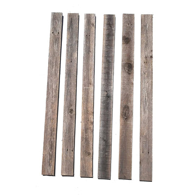 Rockin' Wood Peel & Stick Reclaimed Barn Wood Wall Paneling Accent Board Planks