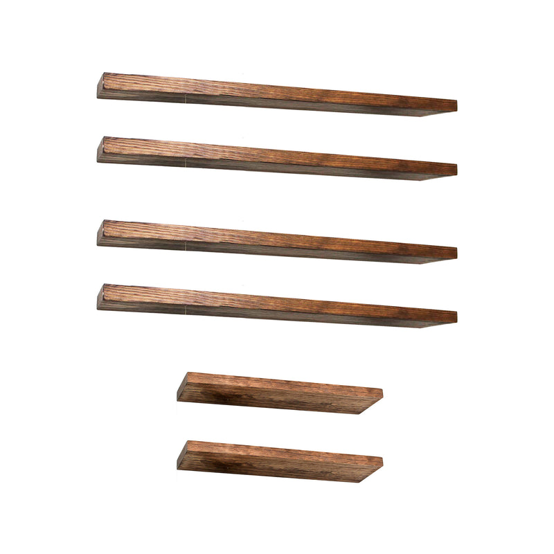 Willow & Grace Connie 36" Shelves (4 Pack) with Connie 24" Shelves (2 Pack)