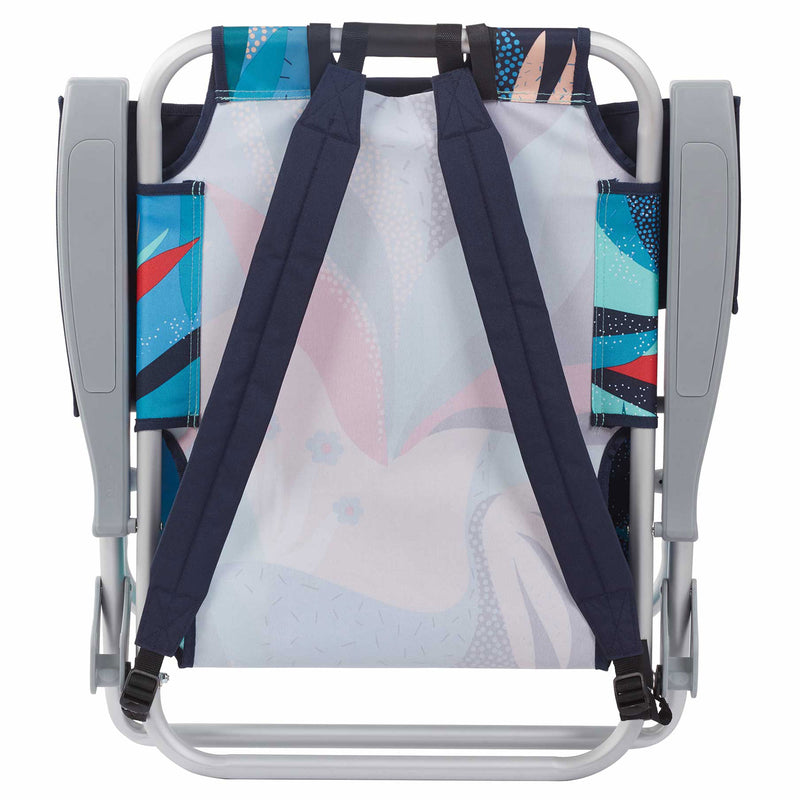 Lightspeed Outdoors Ultimate Reclining Folding Backpack Beach Chair, Glorious