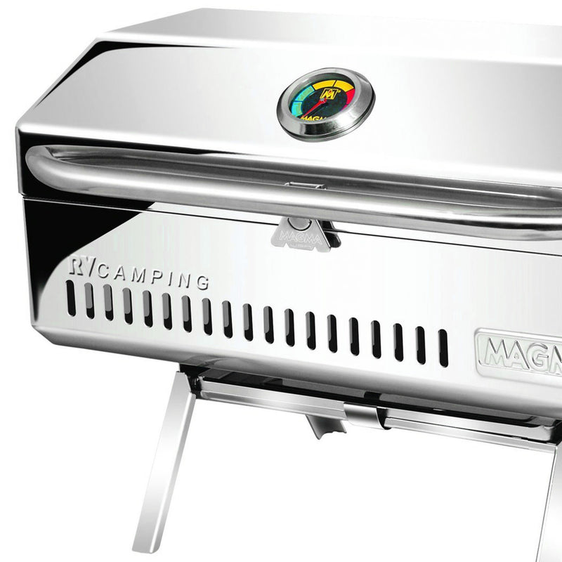 Magma Baja Traveler Portable Stainless Steel Gas Grill for Picnic and Camping