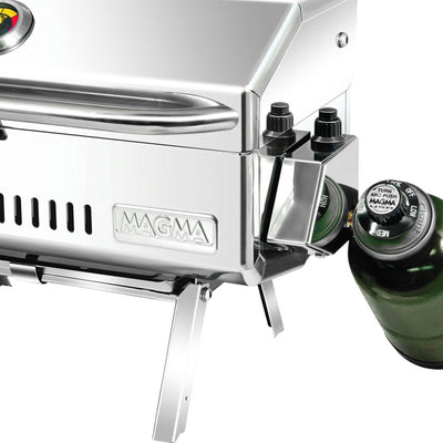 Magma Baja Traveler Portable Stainless Steel Gas Grill for Picnic and Camping