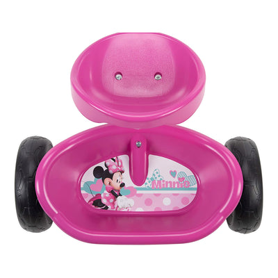 Huffy Disney Minnie Mouse 3-Wheel Kids Toddler Tricycle with Basket & Pedals