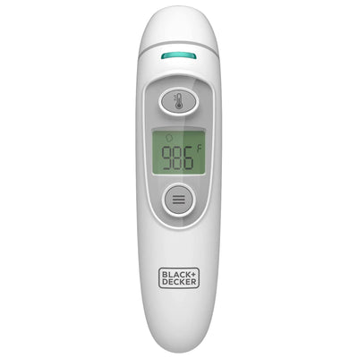 Black and Decker 3 in 1 Infrared Forehead, Ear, & Object Thermometer (Open Box)