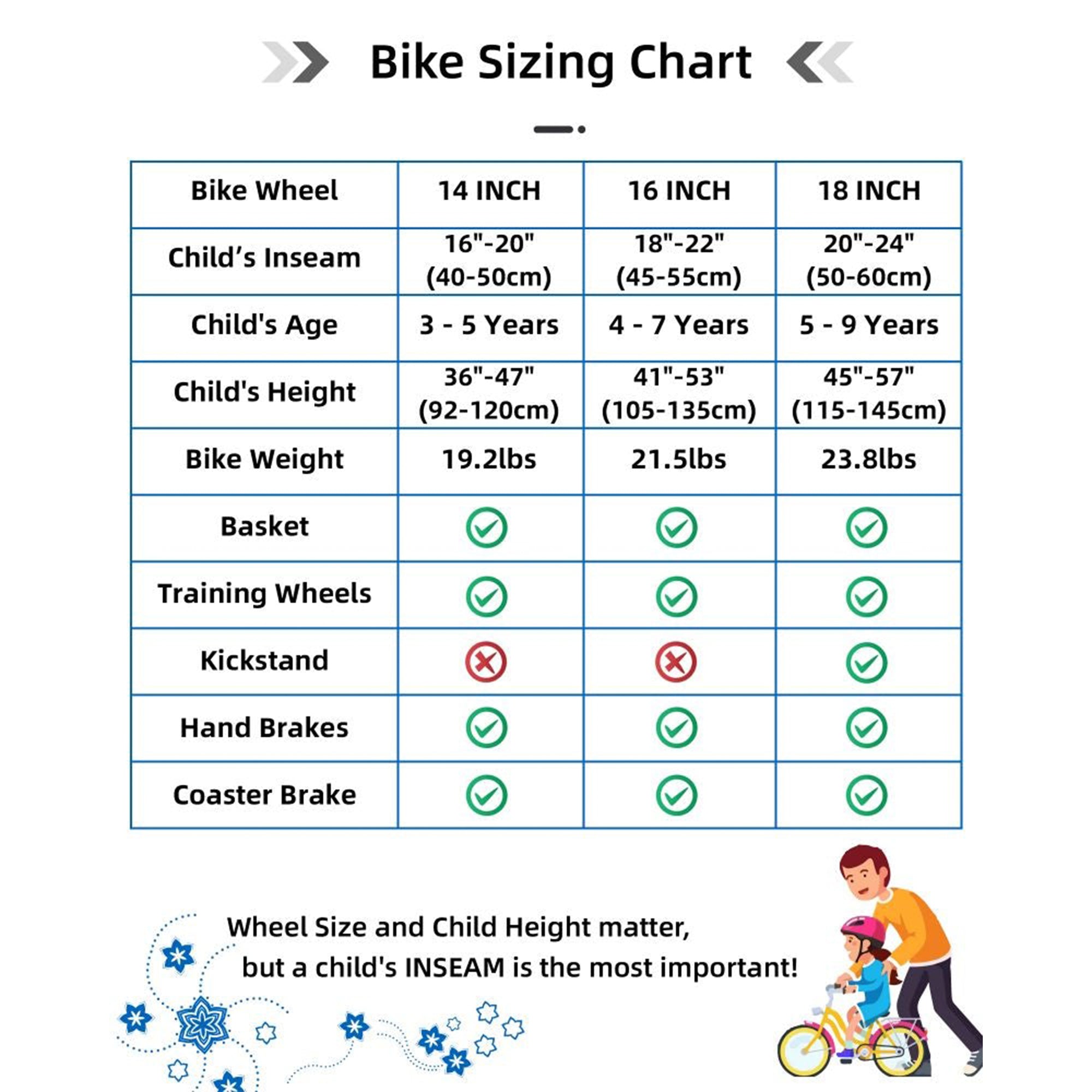 Joystar Starry 16" Kids Bike Ages 4-7 w/Training Wheels & Basket, Blue(Open Box) - VMInnovations