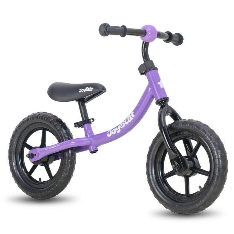 Joystar Marcher No Pedal 12" Age 1.5 to 5 Toddler Training Balance Bike, Purple