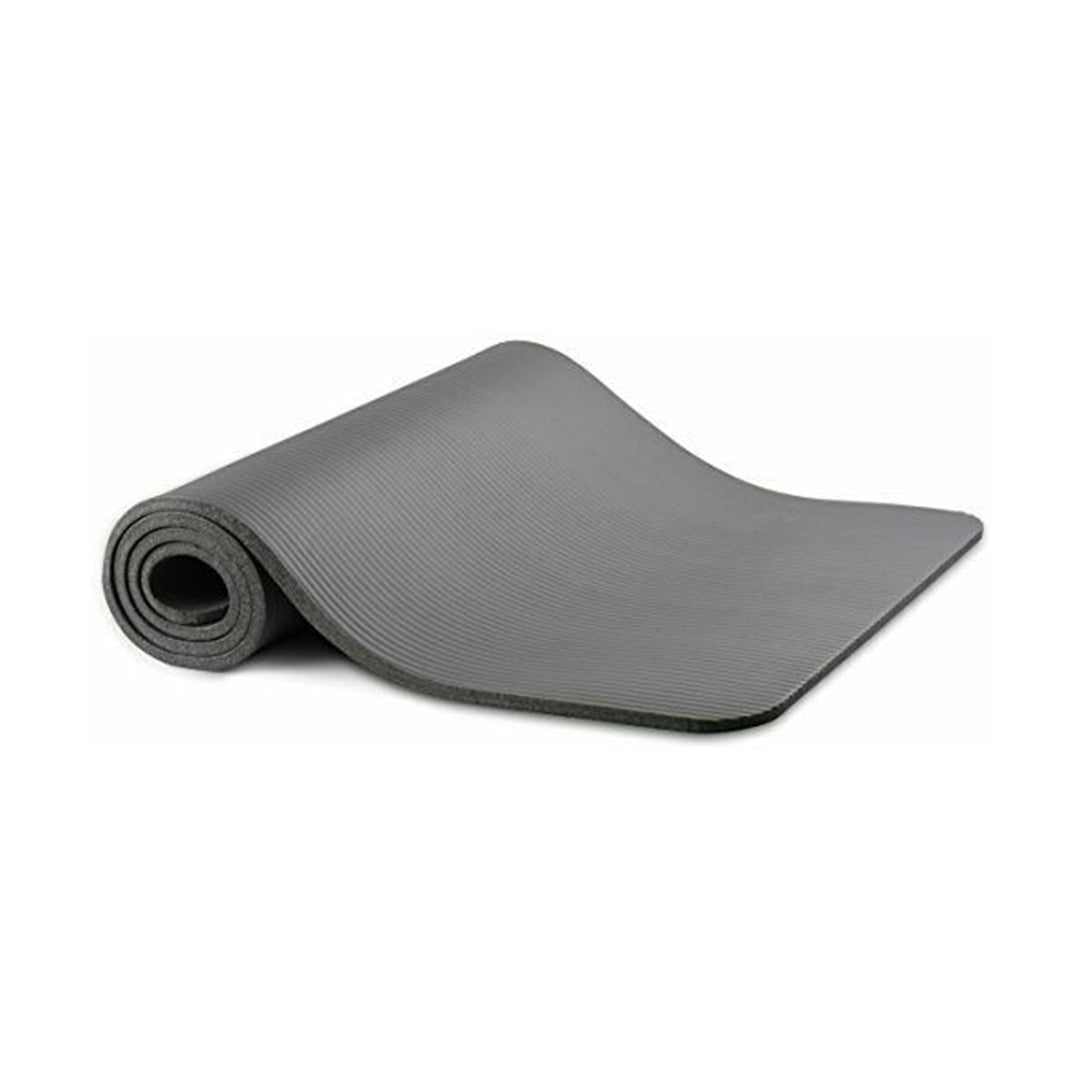 BalanceFrom Fitness GoYoga 71x24in Anti Tear Exercise Yoga Mat with Strap, Gray - VMInnovations