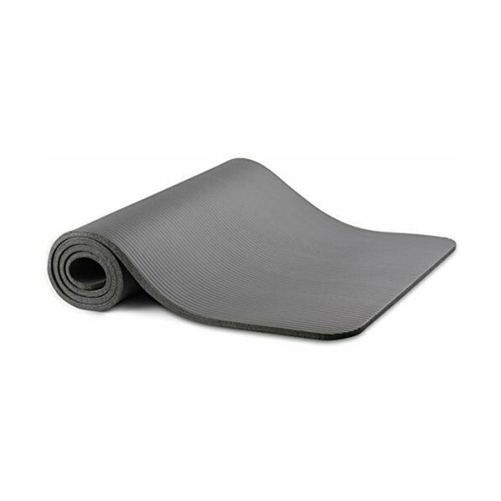 BalanceFrom Fitness GoYoga 71x24in Anti Tear Exercise Yoga Mat with Strap, Gray - VMInnovations