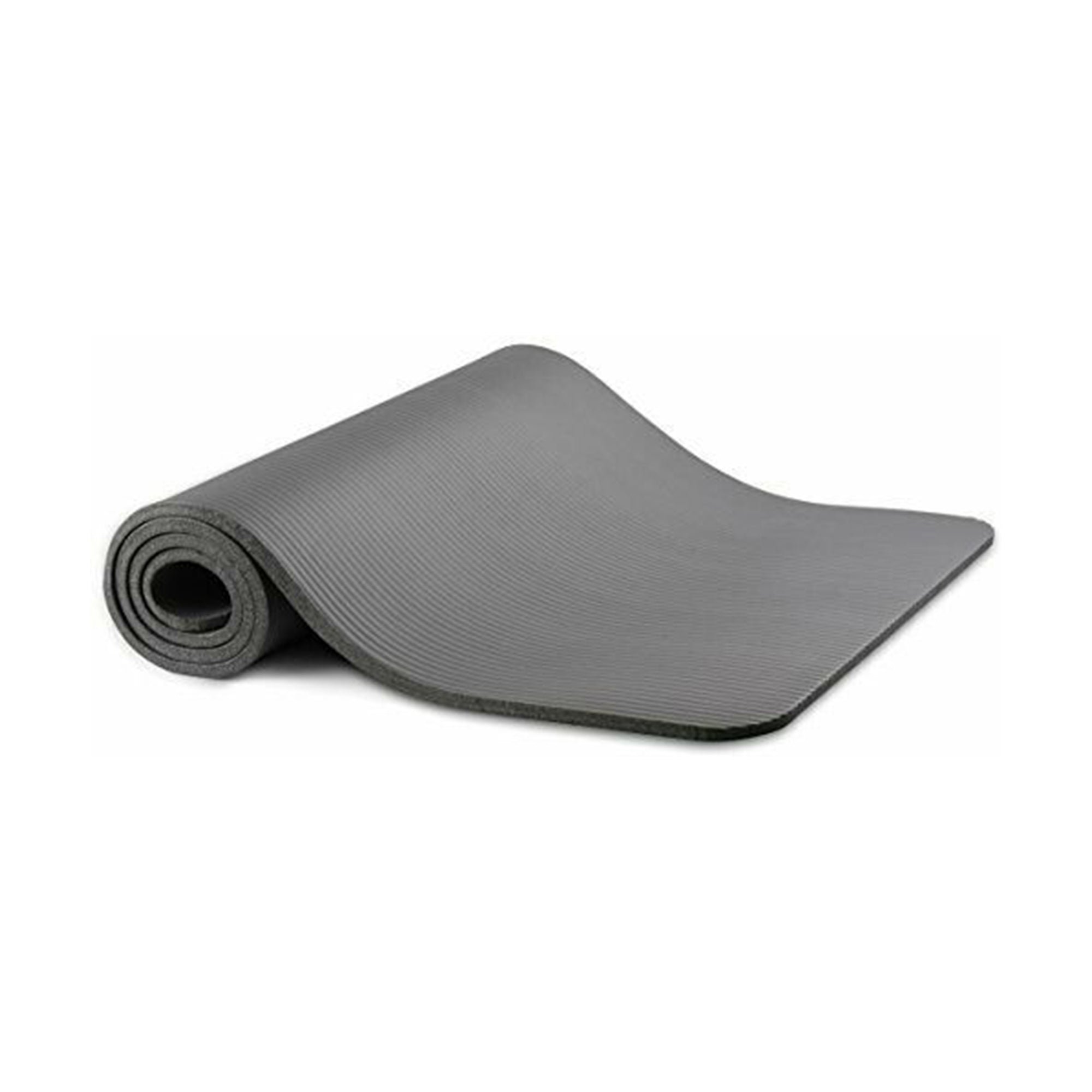 BalanceFrom Fitness GoYoga 71x24in Anti Tear Exercise Yoga Mat with Strap, Gray - VMInnovations
