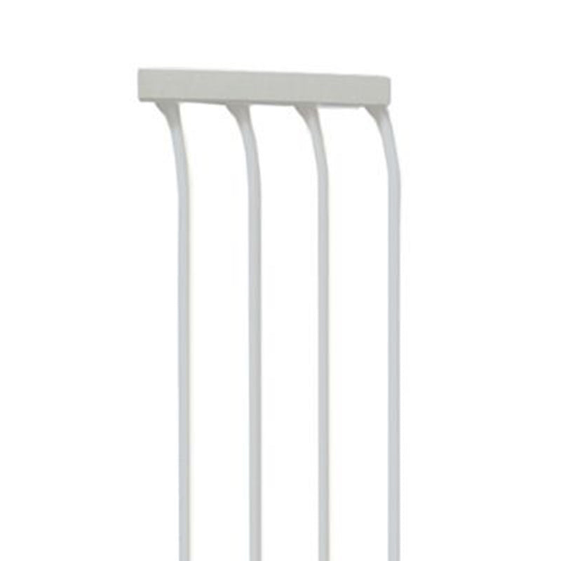 Bindaboo B1129 Baby Pet Safety Gate 10.5in Steel Gate Extension, White, Set of 1