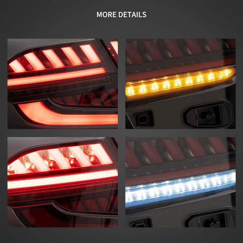 Vland YAB-HD-0307 LED Taillights w/ Turn Signals for 2018-20 Honda Accord, Pair