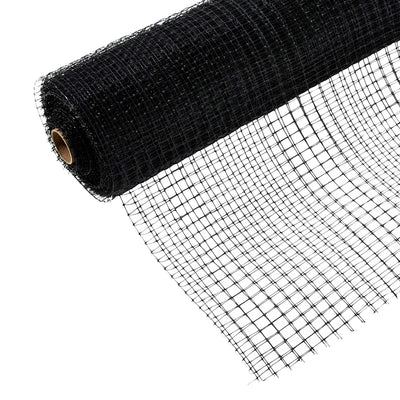 Tenax Plastic Tear Resistant Lightweight Deer Netting Fence, 7 x 100 Feet, Black