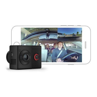 Garmin Dual Front and Rear Lens GPS Enabled Car Dash Camera with Night Vision