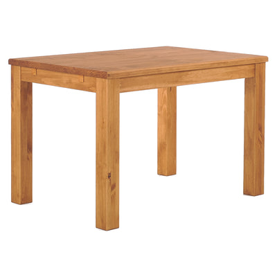 TableChamp Solid Brazilian Pine Wood Dining Table, 47 X 30 Inches, Honey Finish