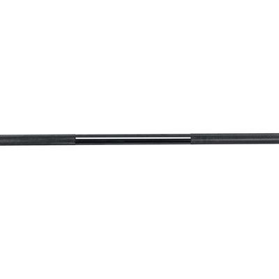 HulkFit Solid Steel 84 Inches Long Olympic Barbell Weightlifting Bar, Black