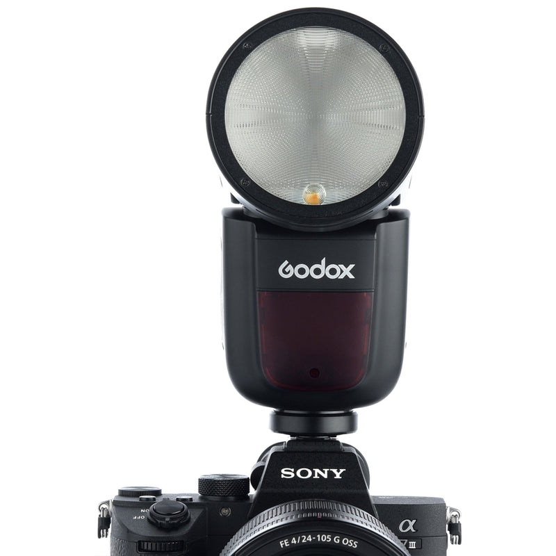 Godox V1-S TTL Lithium Ion Round Head Camera Light Flash for Sony ADI and P-TTL