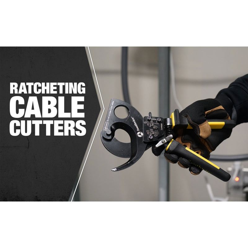 Southwire Steel Blade Ratcheting Cable Cutters for 600 KCMIL Copper and Aluminum