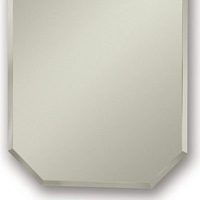 Jensen 18 x 27" Mirage Recess Mount Octagonal Beveled Bathroom Medicine Cabinet