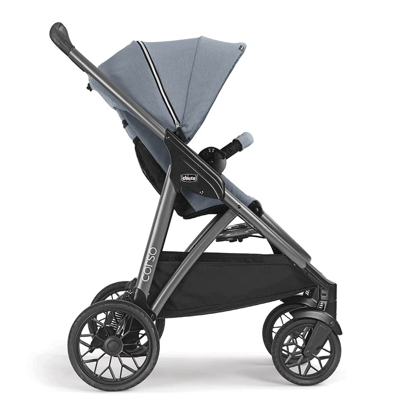 Chicco Corso Modular Travel System with Car Seat and Stroller, Silverspring