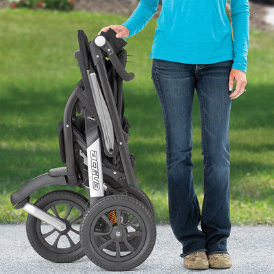 Chicco Activ3 Aluminum Jogging Travel System with Stroller and Car Seat, Black