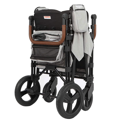 Keenz XC Plus 4 Child Luxury Stroller Wagon with Canopy and Mesh Sides, Smoke