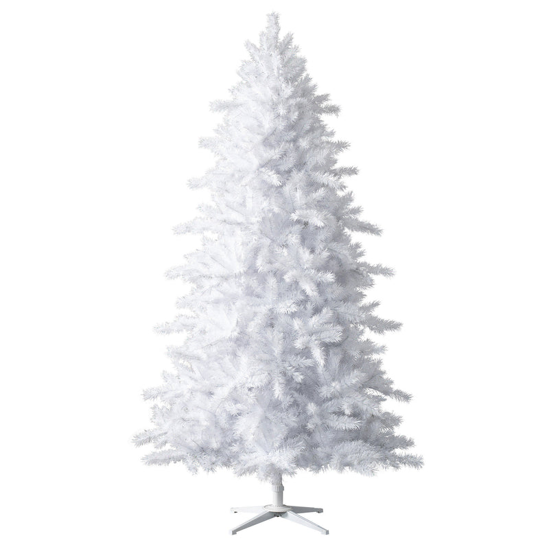 Treetopia Moonlight White 7 Foot Unlit Christmas Holiday Tree w/Stand (Used)