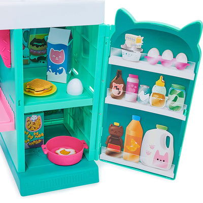 Spin Master Gabby's Dollhouse Kitchen w/Accessories & Play Food(For Parts)