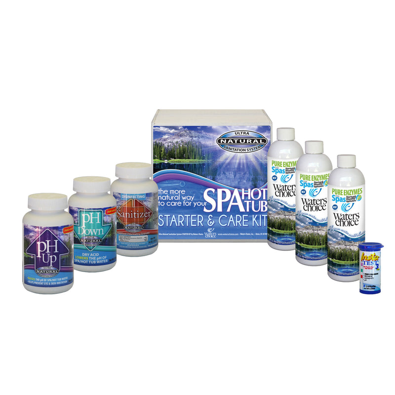 Waters Choice All Natural Spa Start Up and Water Maintenance Kit, 3 Month Supply