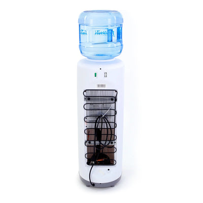 Avanti Freestanding Top Loading Room Temperature and Cold Water Dispenser, White