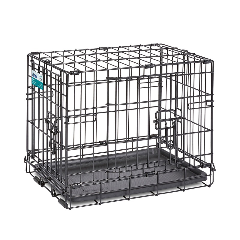 Midwest Homes for Pets iCrate Single Door Metal Dog Crate for Tiny Dog Breeds