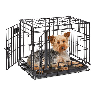 Midwest Homes for Pets iCrate Single Door Metal Dog Crate for Tiny Dog Breeds