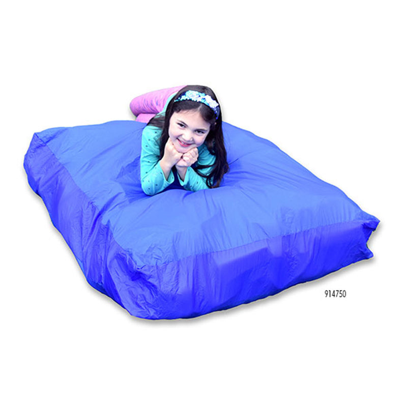 Skil-Care 5 Ft x 5 Ft Sensory Crash Pad w/ Nylon Cover for Kids and Adults, Blue