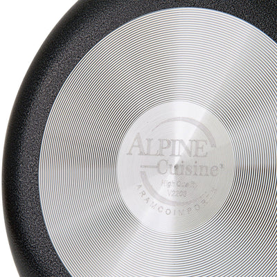 Aramco Alpine Cuisine 18 Quart Gourmet Non Stick Aluminum Dutch Oven, Black