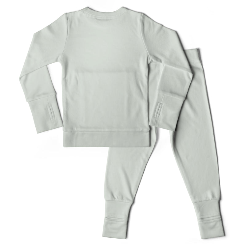 Goumikids Unisex Toddler Loungewear Organic Sleeper Pajama Set, 3T Succulent