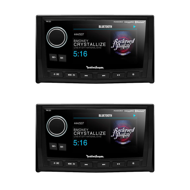 Rockford Fosgate PMX-8DH Punch Marine Wired 5" Display Controller (2 Pack)