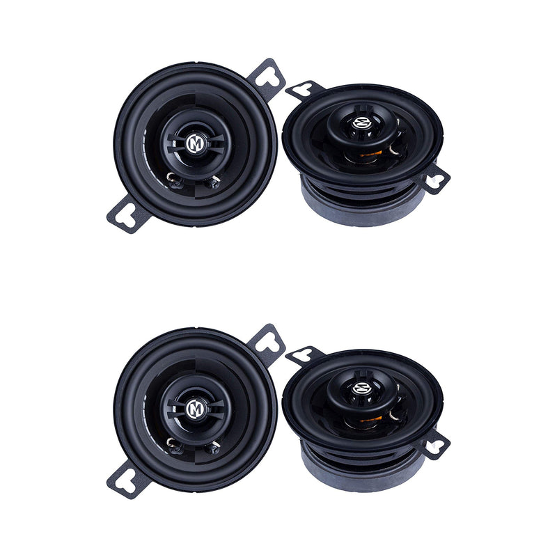 Memphis Audio Power Reference Series 3-inch Coaxial Speaker System (2 Pack)