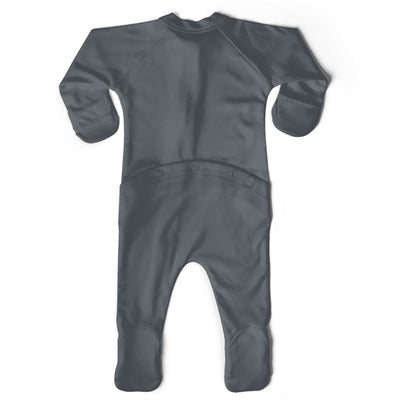 Goumikids 0-3M Unisex Baby Footie Pajamas w/ Booties (2 Pairs), Midnight/Stripe
