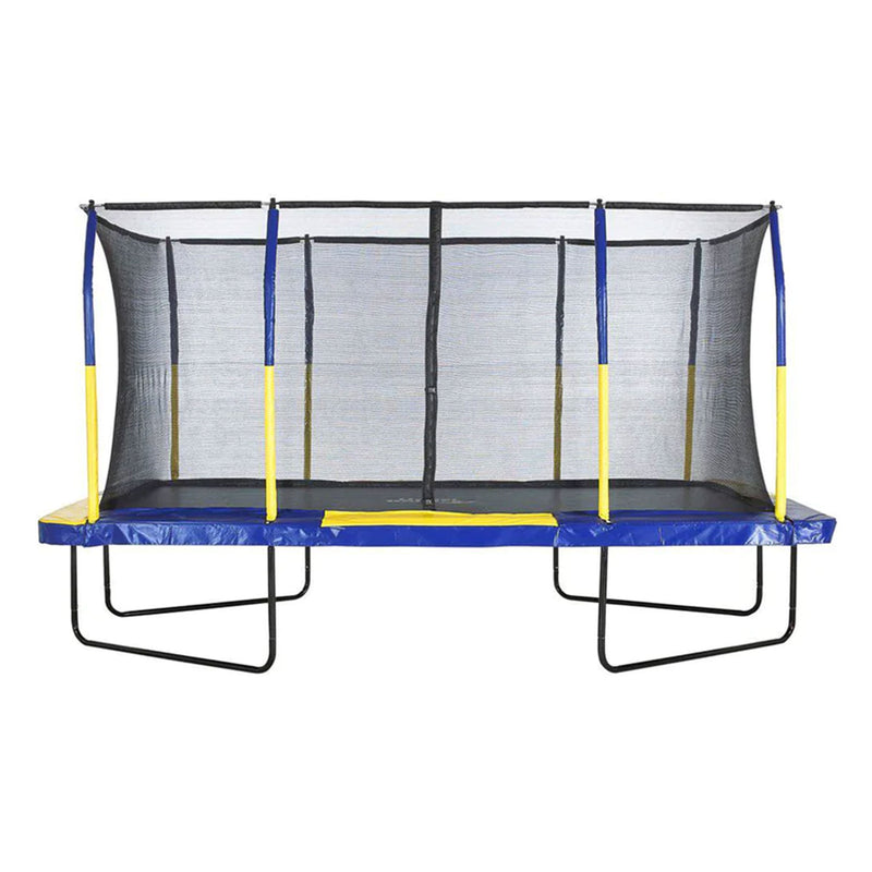 Machrus Upper Bounce 12 Foot Round Outdoor Trampoline Set with Safety Enclosure