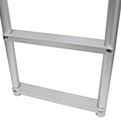 Extreme Max 3005.4102 Weld Free Fixed Dock Permanent Pool Entry 3 Step Ladder