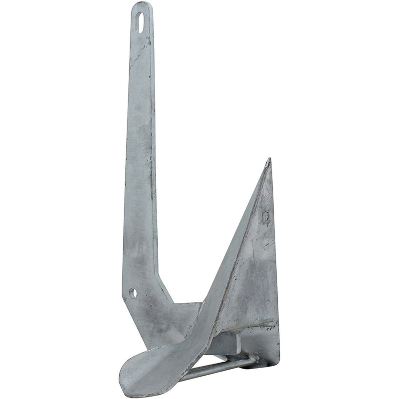 Extreme Max 22 Pound BoatTector Galvanized Delta Hard Surface Bottom Boat Anchor