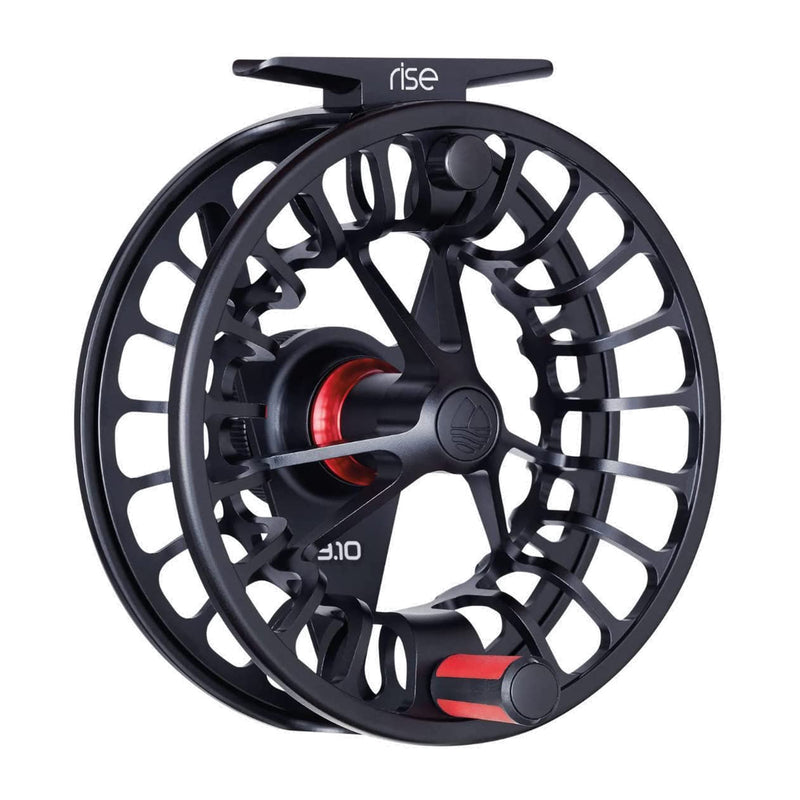 Redington Rise 9/10 Lightweight Fly Fishing Reel for Freshwater Fishing, Black