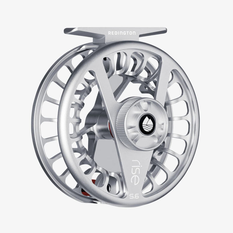 Redington Rise 7/8 Midweight Fly Fishing Reel for Freshwater & Saltwater, Silver