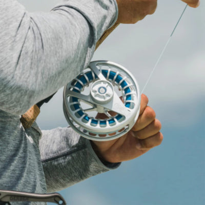 Redington Rise 7/8 Midweight Fly Fishing Reel for Freshwater & Saltwater, Silver