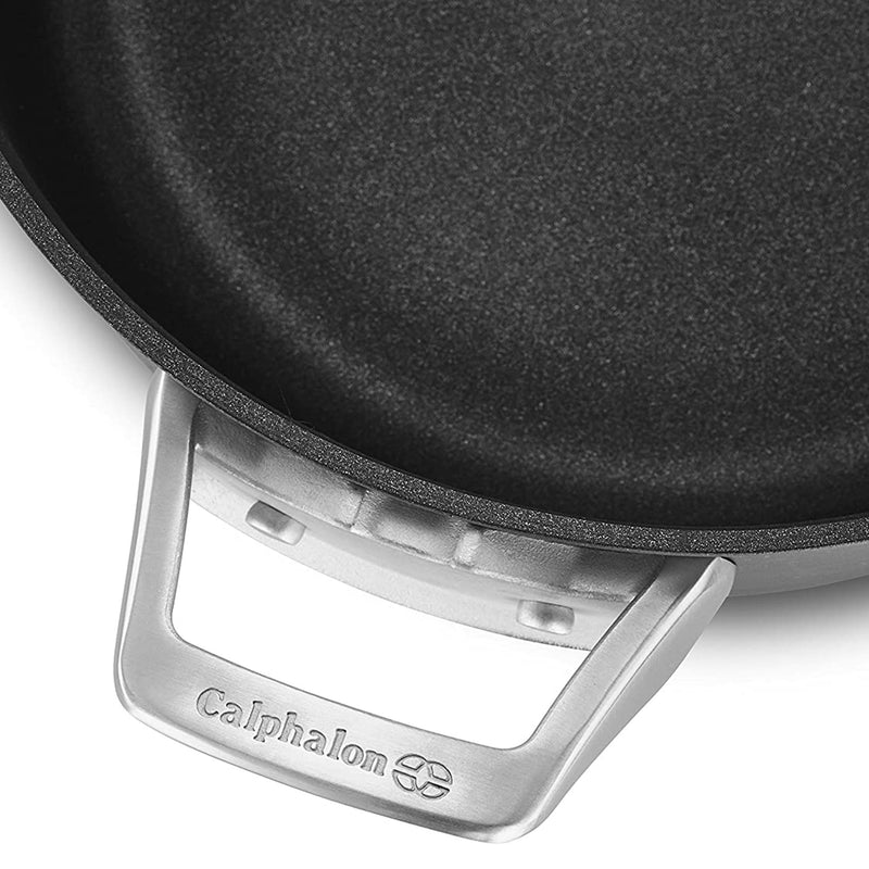 Calphalon Premier Space Saving Hard Anodized Nonstick 12 In Everyday Pan w/ Lid