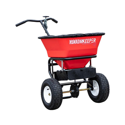 Buyers Products Groundskeeper 100 Pound Capacity Seed Fertilizer Salt Spreader