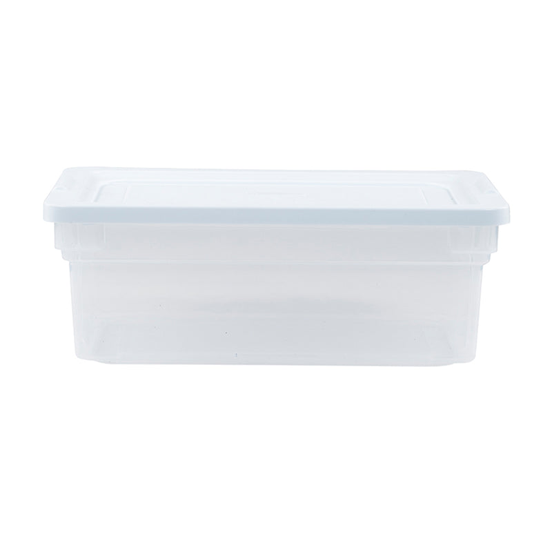 Rubbermaid Classic Clear 12 Qt Stackable Heavy Duty Plastic Storage Bins (Used)